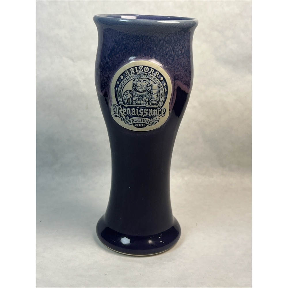 Grey Fox Pottery 2005 Arizona Renaissance Festival Ceramic Mug Cup Stein Excl